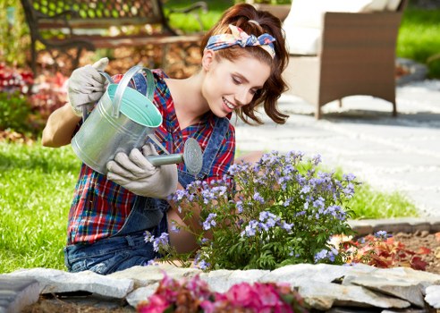 Professional turf preparation and leveling in a Yiewsley garden