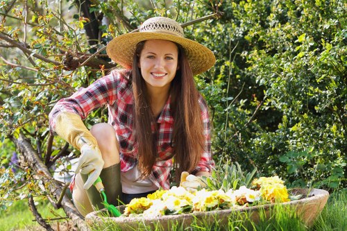 Structural retaining wall installation in a local residential property